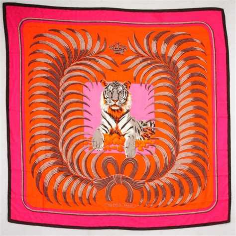 hermes grail tigre royal 140|Hermès Cashmere and Silk Shawl Tigre Royal Hand Beaded .